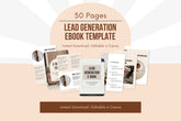Lead Generation Ebook Template | US Letter | 50 Pages